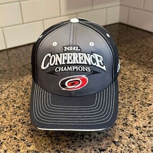 Carolina Hurricanes 2006 Conference Champs Reebok Hat Strap Back Deadstock New